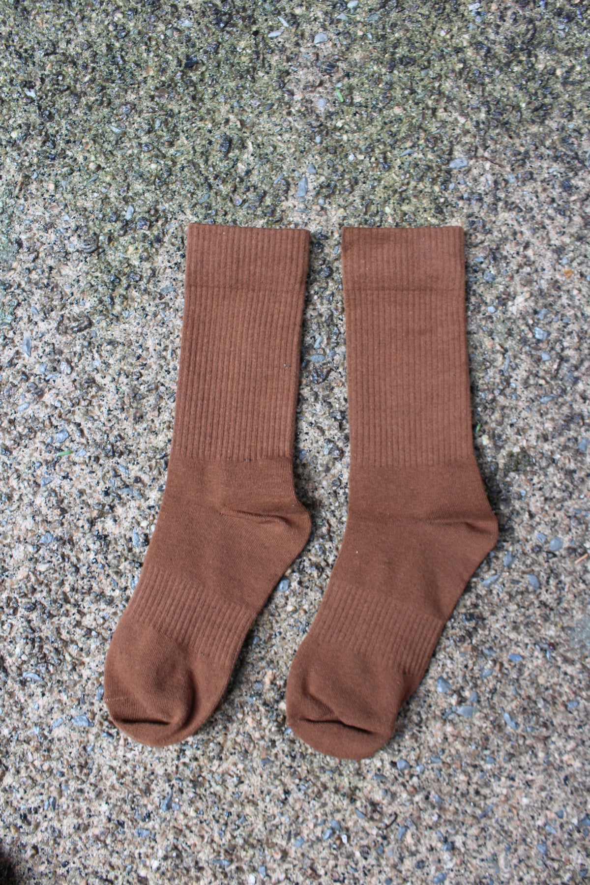 Skin Tone Cotton Socks - Chocolate